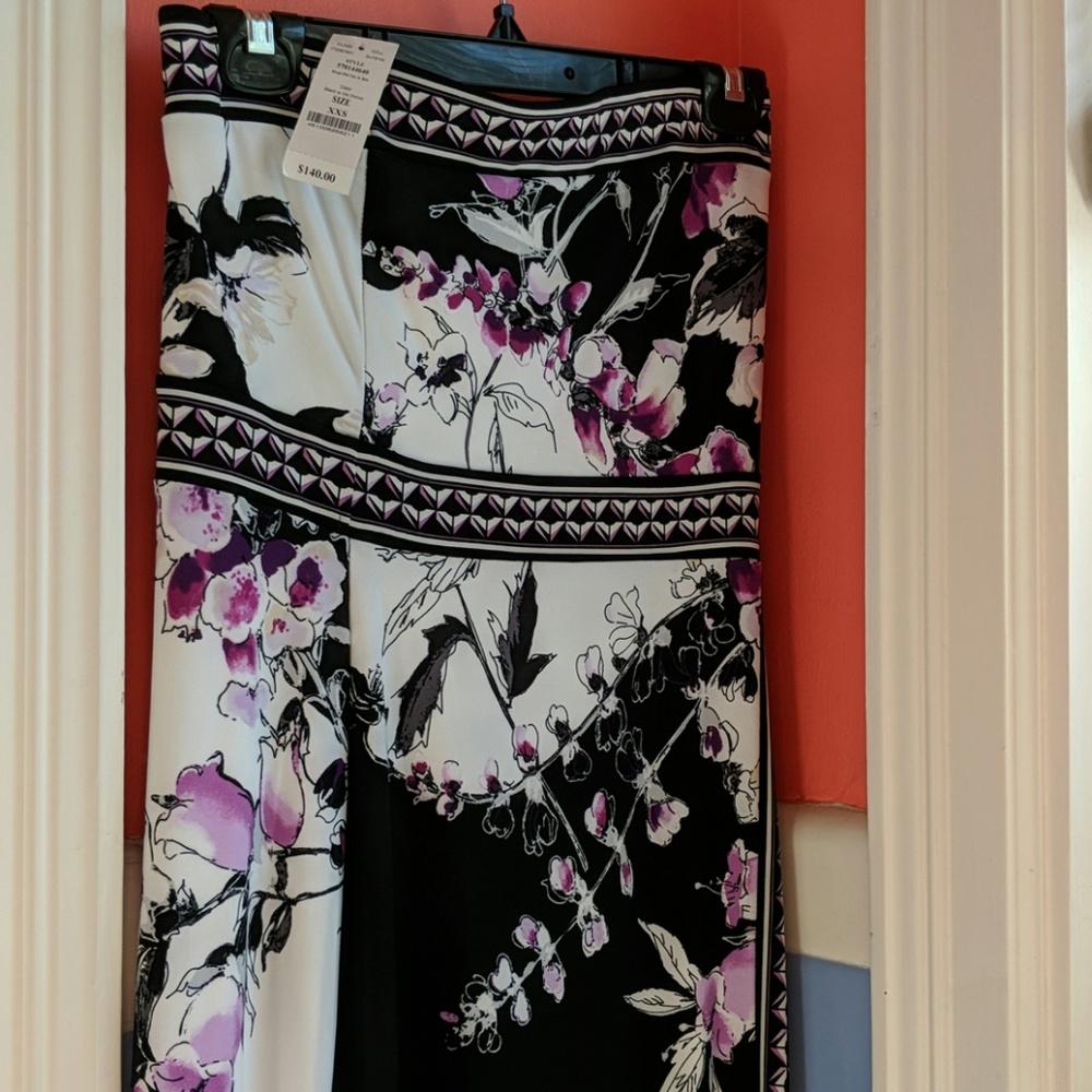 Gorgeous orchid crop top maxi dress. Never worn